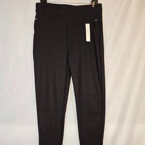 Dark Brown Fur Lined Legging Dress Pant